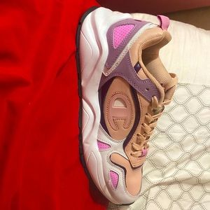 Campion. Pink blue and white. Size women 11